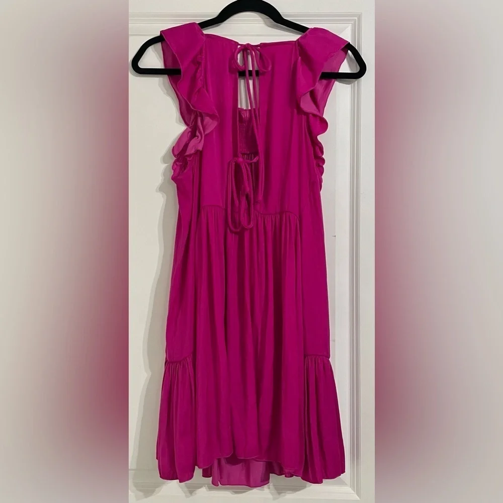 FREE PEOPLE Intimately “Want Your Love” Mini Dress In Deep Orchid Size Small